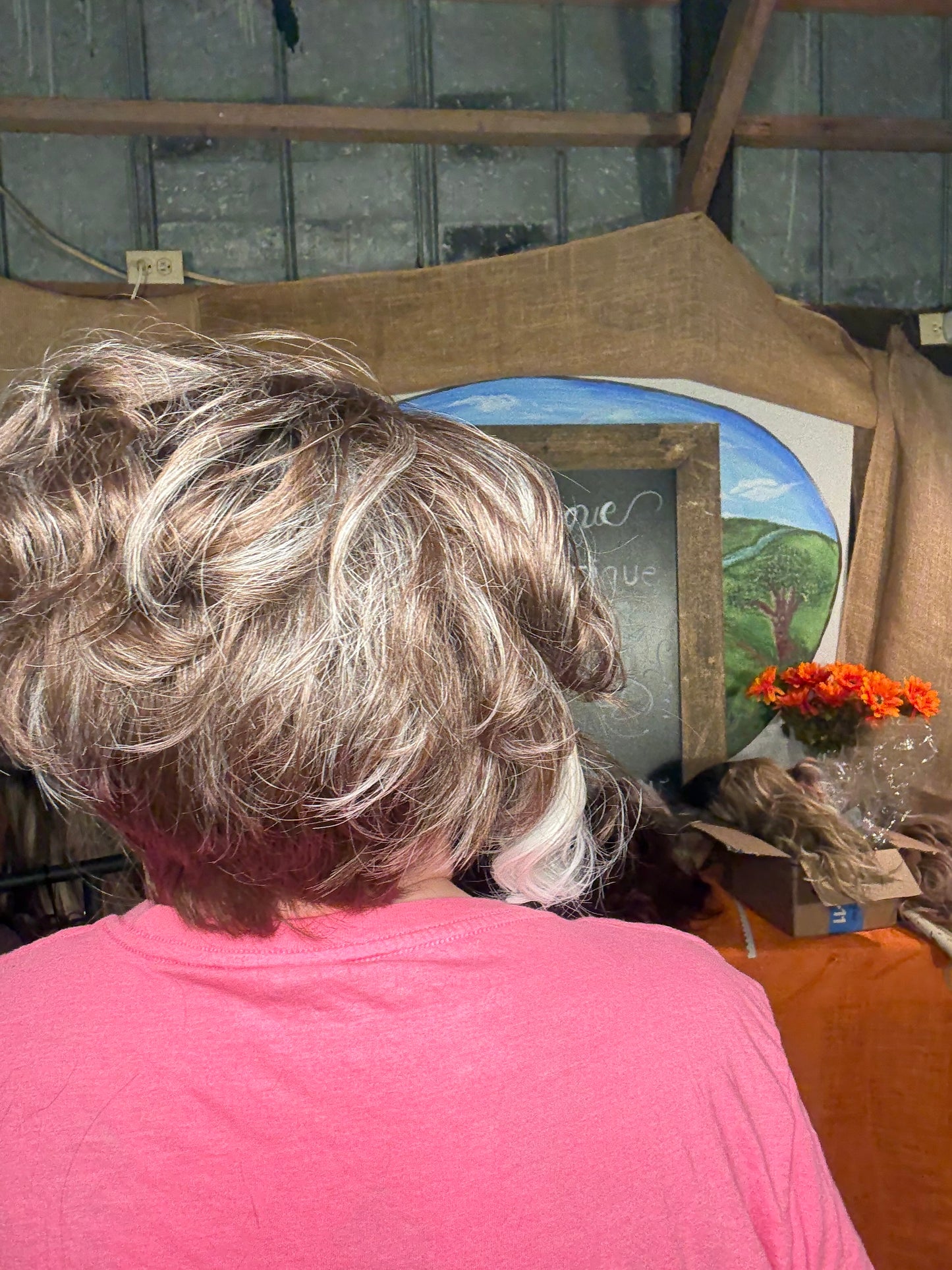 LILY White Ribbon Brunette