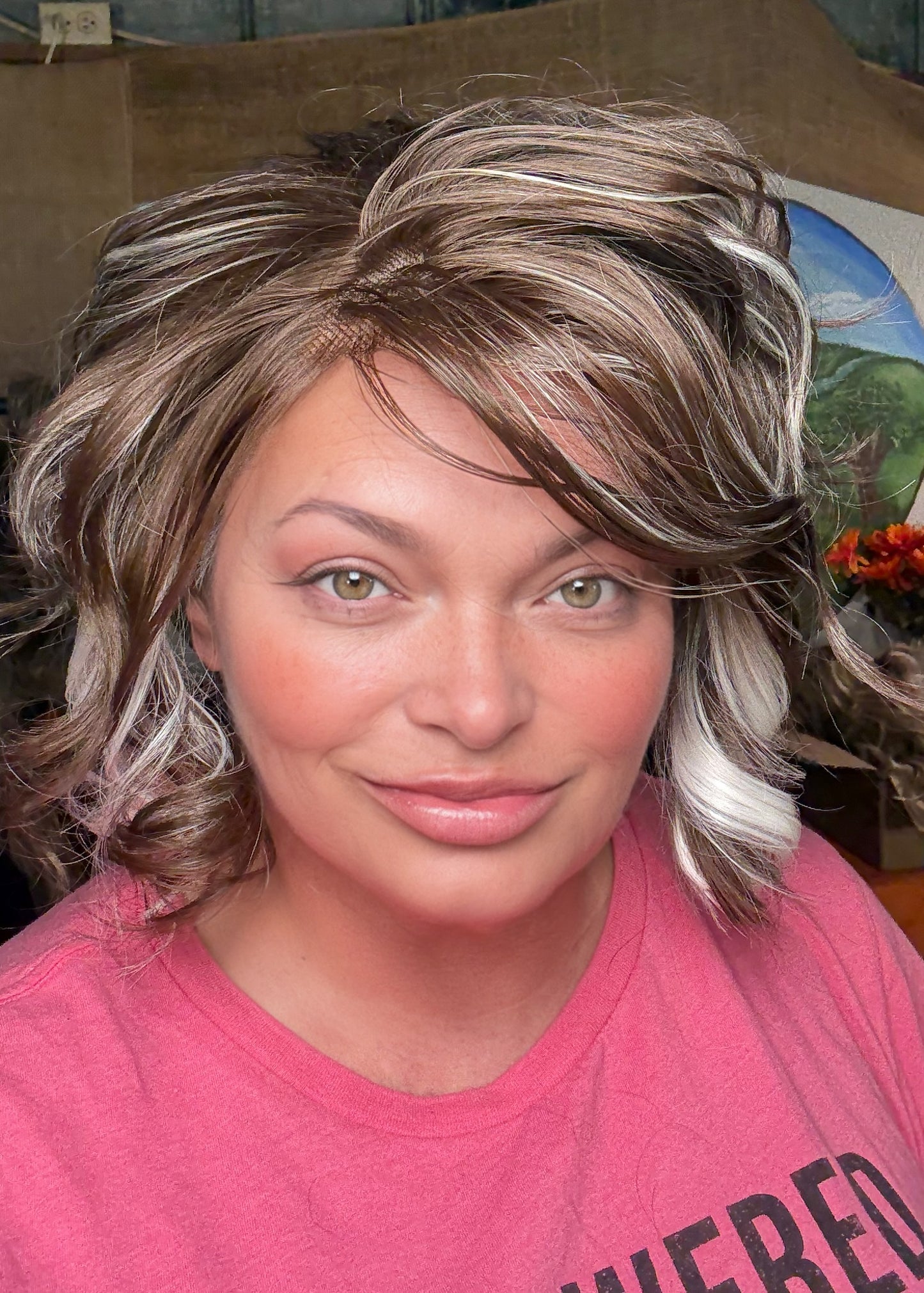 LILY White Ribbon Brunette