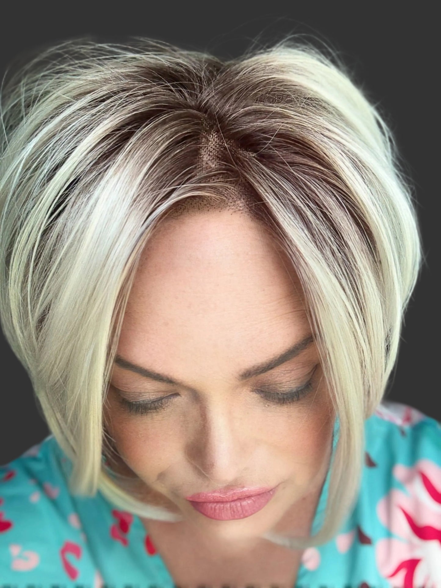 LILY White Ribbon Brunette