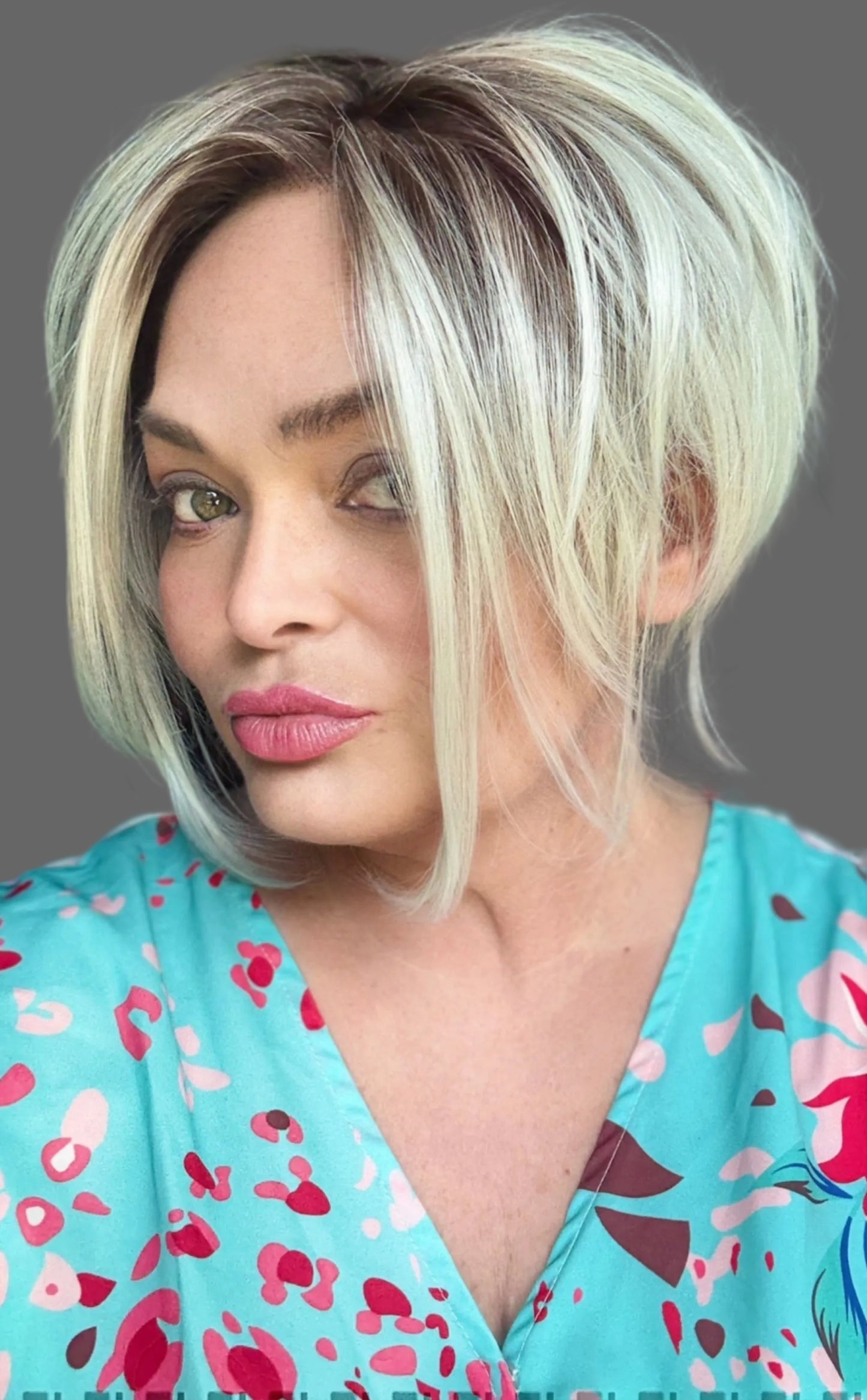 LILY White Ribbon Brunette