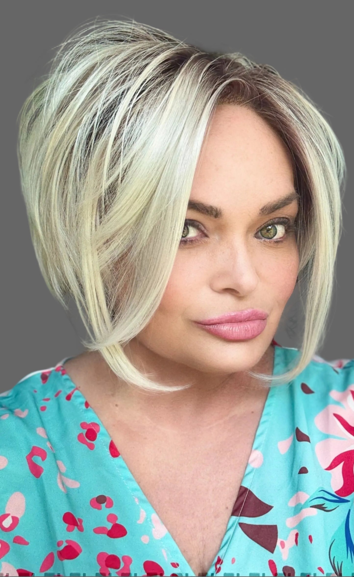 LILY White Ribbon Brunette