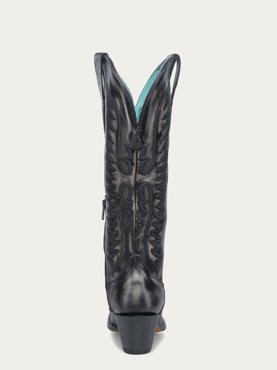 A4792 - WOMEN'S EMBROIDERY BLACKED BONE J TOE COWBOY BOOT