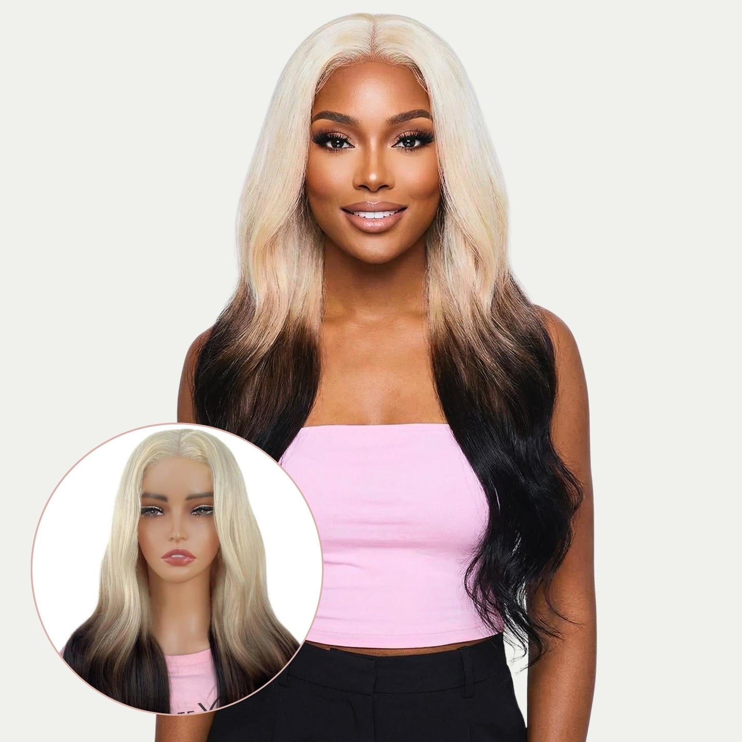 Aurora Glueless 5x5 HD Lace Professionally Colored 100% Human Hair Closure Wig