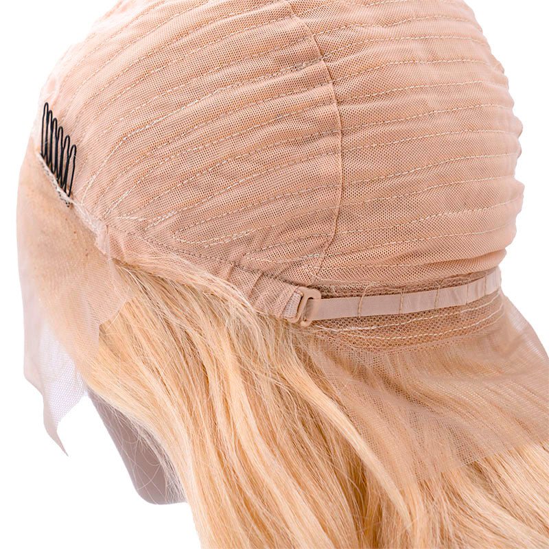 Blonde Body Wave 13x4 Transparent Lace Front Human Hair Wig