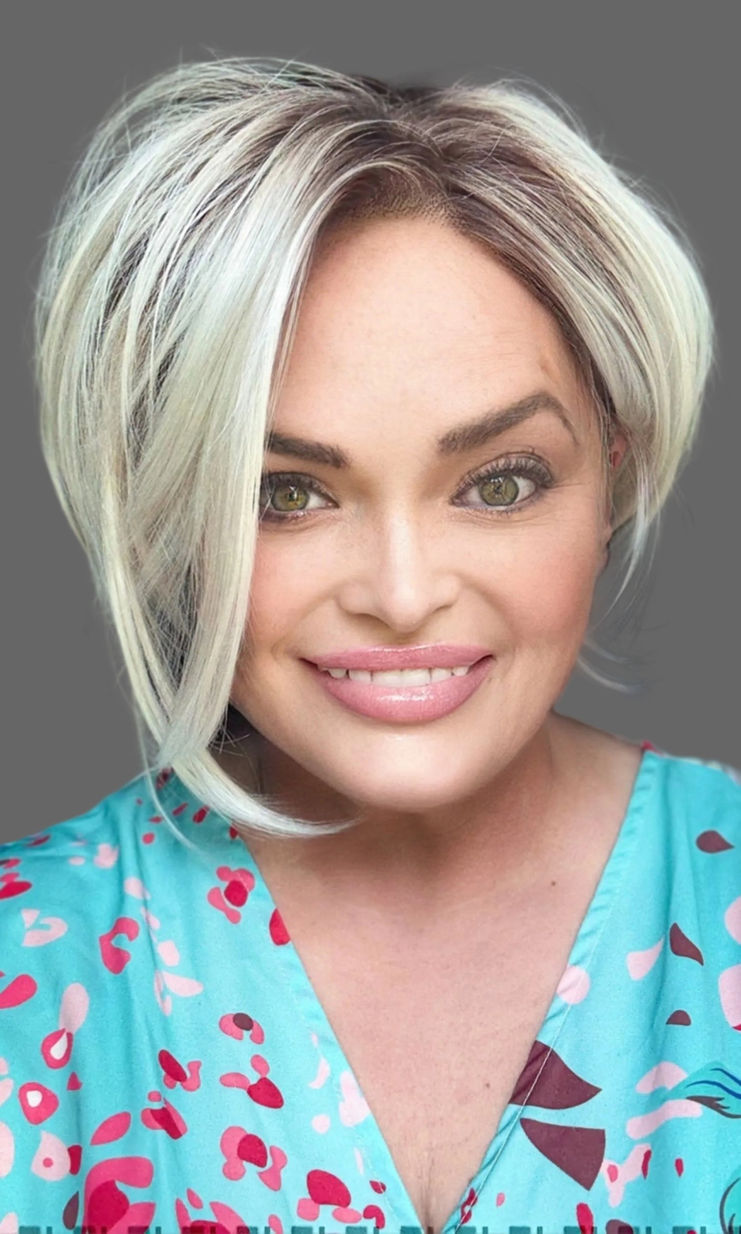 LILY White Ribbon Brunette