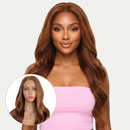 Tempest Glueless 5x5 HD Lace Professionally Colored 100% Human Hair Closure Wig
