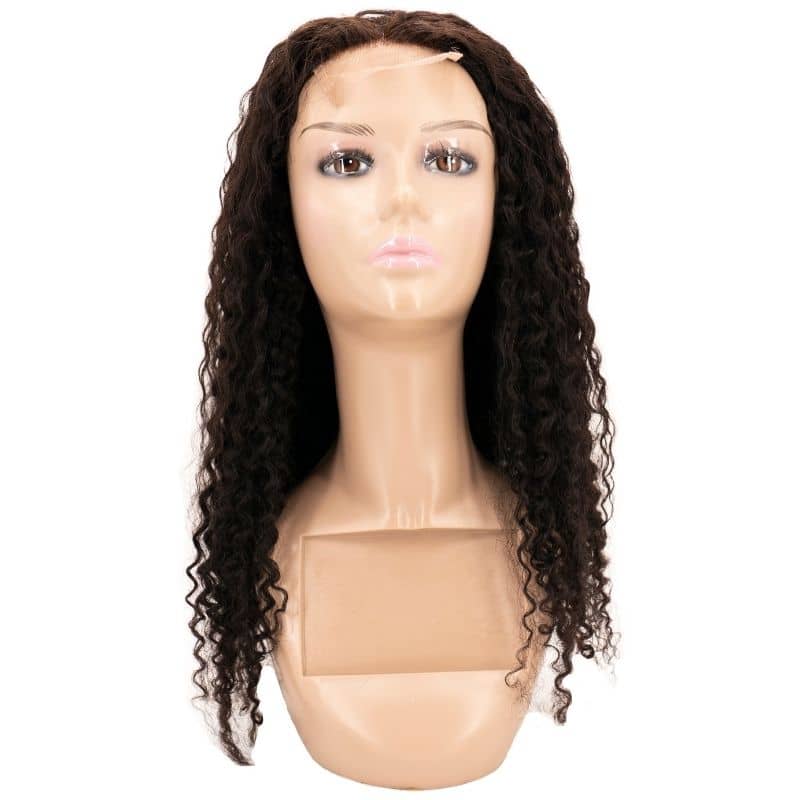 Kinky Curly 4x4 Transparent Lace 100% Human Hair Closure Wig